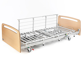 NordBed Optimo90 i fargen bøk invacare, nordbed, seng, regulerbar seng, komfort, brukere