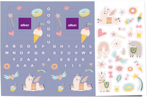 Alber klistremerkesett e-fix for barn