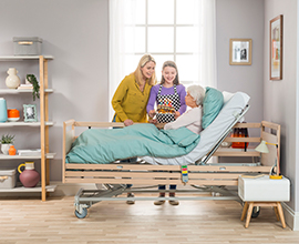 Invacare, NordBed, seng, hjelpemidler, pleieseng, regulerbar seng