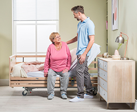 Invacare, NordBed, seng, hjelpemidler, pleieseng, regulerbar seng