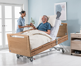 Invacare, NordBed, seng, hjelpemidler, pleieseng, regulerbar seng
