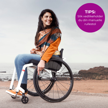 Slik vedlikeholder du rullestolen din best mulig