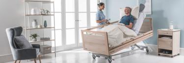 The Invacare NordBed Ultra medical bed