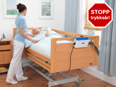 Stopp trykksår! Bli med på vårt webinar om trykksårforebygging og valg av riktig madrass.