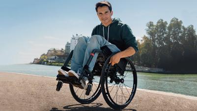 Manual wheelchair Küschall Champion 2.0 black ramme