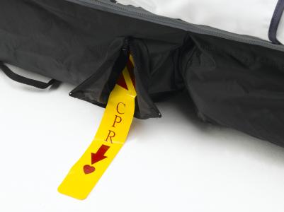 SoftCloud Top er utstyrt med praktisk CPR-ventil som er enkel å komme til og dra ut