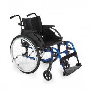 manuell rullestol Invacare Action 3 NG blå ramme